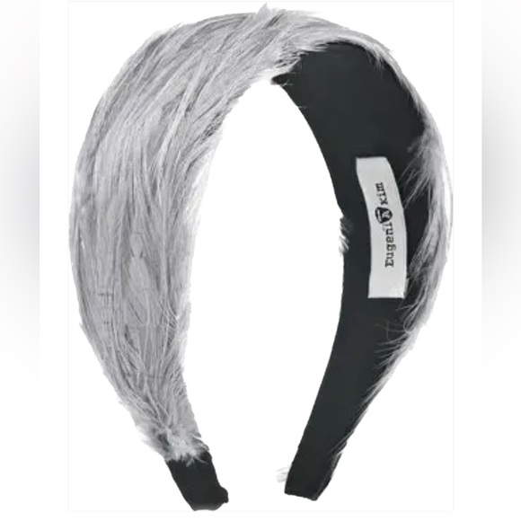 Eugenia Kim Accessories - Eugenia Kim Feather Headband in Grey. NEW!